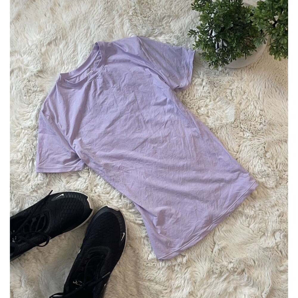 SKIMS Fits Everybody T-Shirt Lavender Purple XS